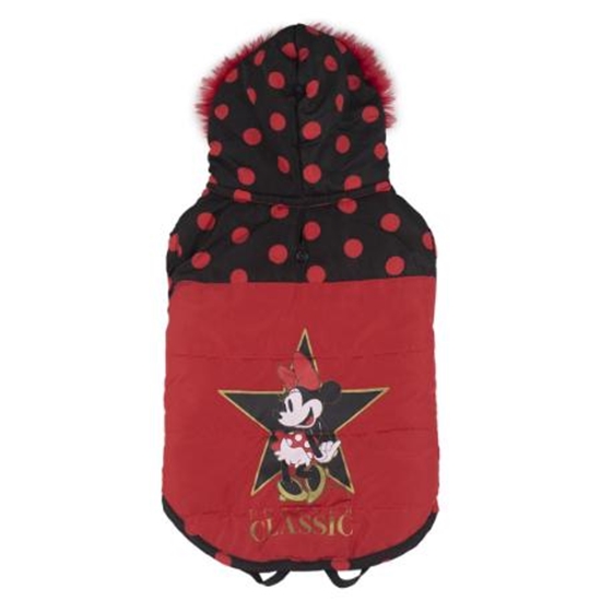 Picture of Disney Minnie Mouse Red Fur Coat | Stylish Winter Dog Jacket